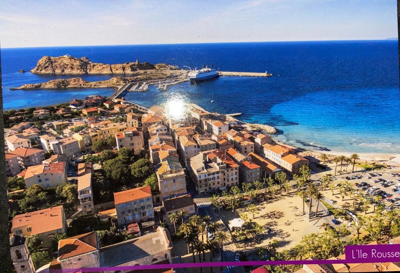 Appartement T4 Tres Bien Situe Et Climatise LʼÎle-Rousse Exteriör bild